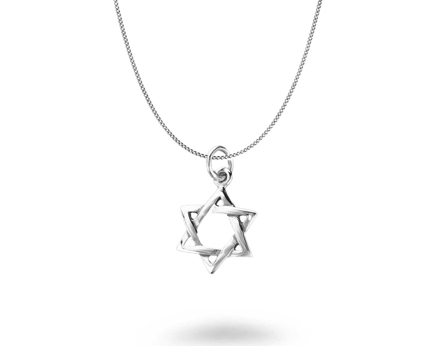 Smooth Star of David Necklace