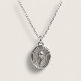 My Daughter is Beauty –Flower Coin Necklace