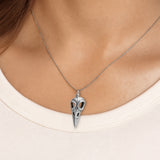Large Bird Skull Necklace