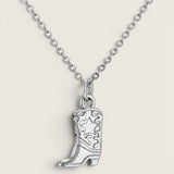 The Wild West Boot Necklace