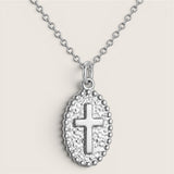 The Faith Keeper – Cross Medallion Necklace