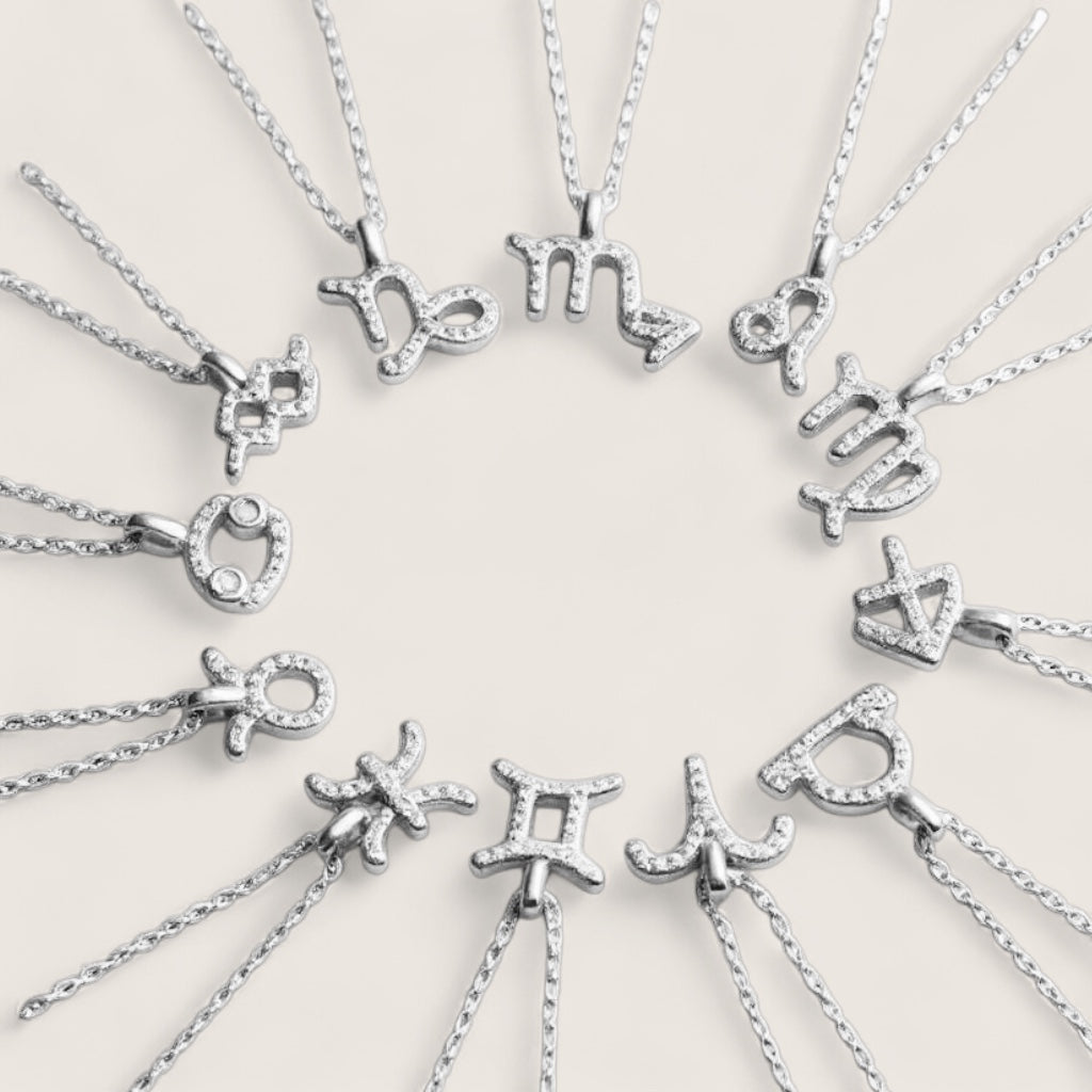 Stellar Signs – CZ Zodiac Necklace
