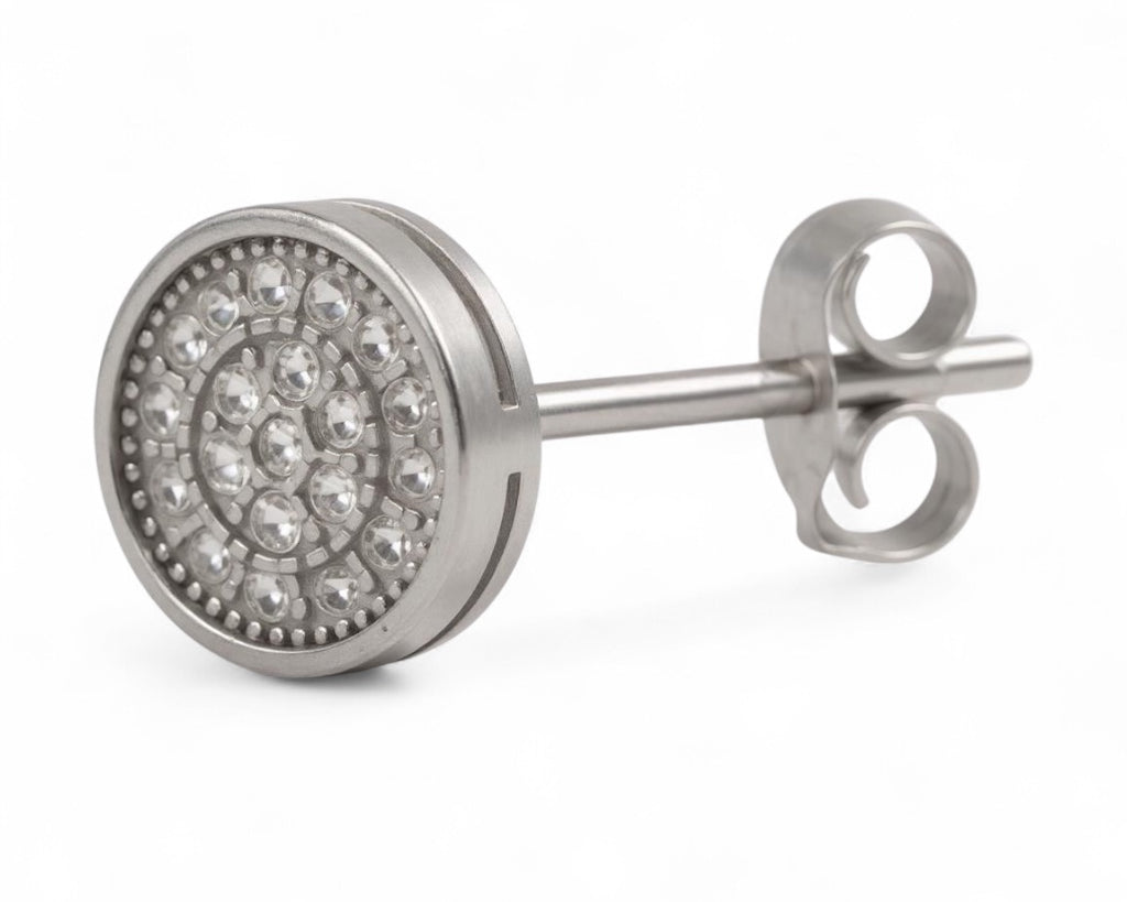 Eclipse Studs – 6mm CZ Round Earrings