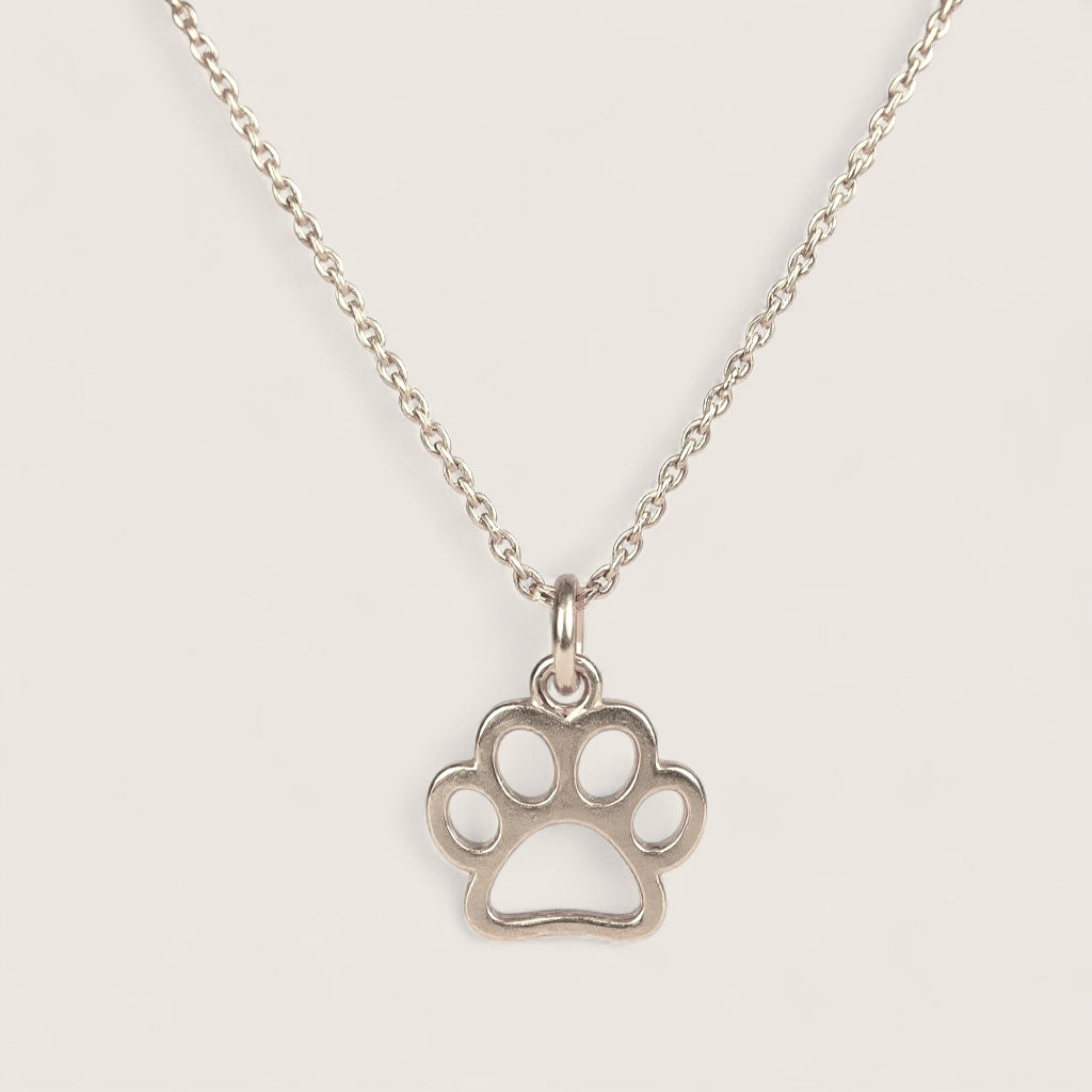Loyal Companion – Paw Print Necklace