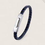 The Sleekline – Premium Leather & Steel Bracelet