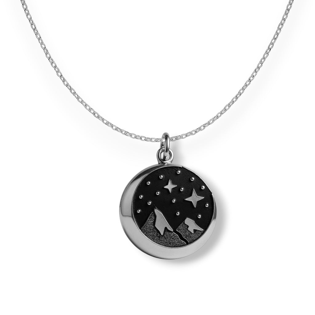 Snow Cap Mountain Necklace