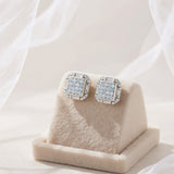 The Regent – Square CZ Stud Earrings