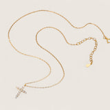 Divine Radiance Cross Necklace