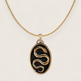 Bronze Snake Talisman Necklace