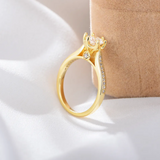 Brilliant CZ Solitaire Ring