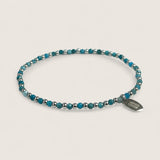 Steel and Gemstone Stretch Bracelets