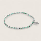 Steel and Gemstone Stretch Bracelets