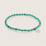 Steel and Gemstone Stretch Bracelets