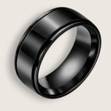S.S. Flat Middle tiered sides Ring