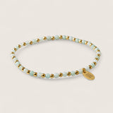 Steel and Gemstone Stretch Bracelets