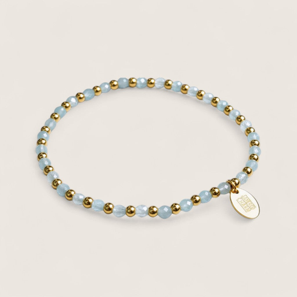 Steel and Gemstone Stretch Bracelets