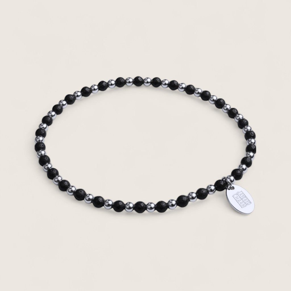 Steel and Gemstone Stretch Bracelets