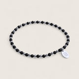 Steel and Gemstone Stretch Bracelets