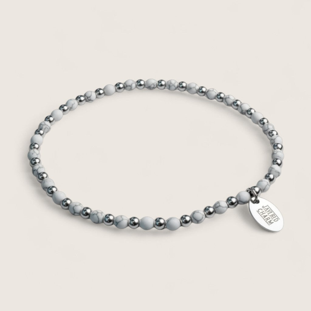 Steel and Gemstone Stretch Bracelets