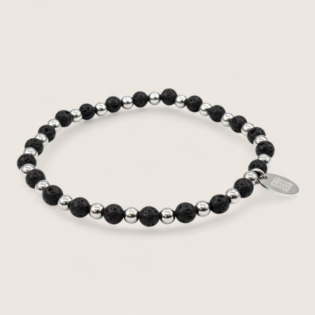 Steel and Gemstone Stretch Bracelets