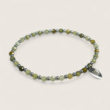 Steel and Gemstone Stretch Bracelets