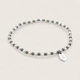 Steel and Gemstone Stretch Bracelets