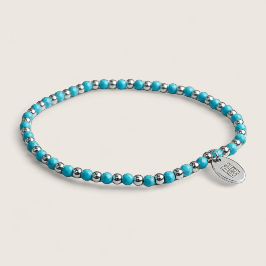 Steel and Gemstone Stretch Bracelets