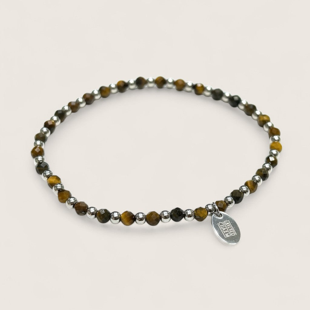 Steel and Gemstone Stretch Bracelets