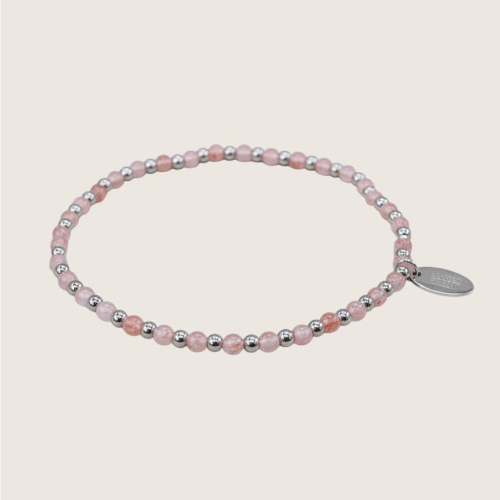 Steel and Gemstone Stretch Bracelets