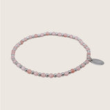 Steel and Gemstone Stretch Bracelets