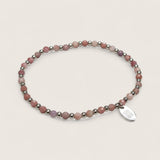 Steel and Gemstone Stretch Bracelets