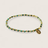 Steel and Gemstone Stretch Bracelets