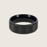 Steel Rhombus Cut Design Ring