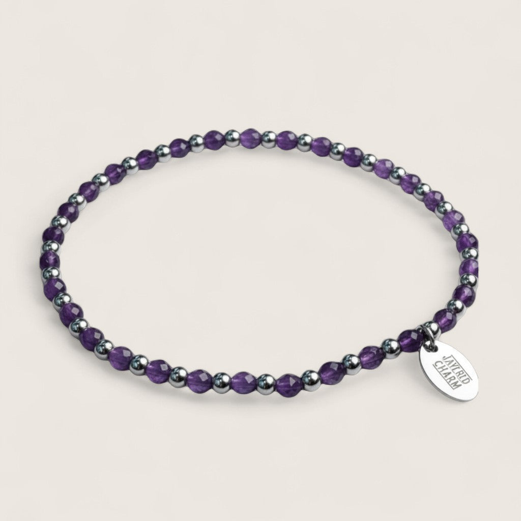 Steel and Gemstone Stretch Bracelets