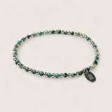 Steel and Gemstone Stretch Bracelets