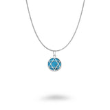 Stone Star of David Necklace