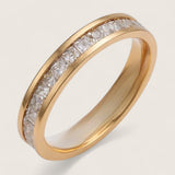 The Infinity Gleam – Steel Eternity Ring