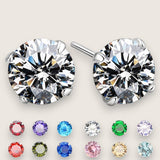 CZ Birthstone Stud Earrings
