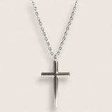 The Devoted – Polished Cross Necklace