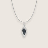 Abstract Diamond Shape Gemstone Necklace