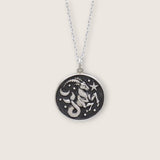Capricorn Double-Sided Coin Zodiac Necklace