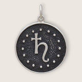 Capricorn Double-Sided Coin Zodiac Necklace