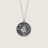 Leo Double-Sided Coin Zodiac Necklace