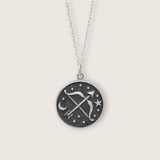 Sagittarius Double-Sided Coin Zodiac Necklace