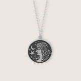 Virgo Double-Sided Coin Zodiac Necklace