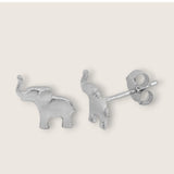 Smooth Elephant Trunk Up Earrings