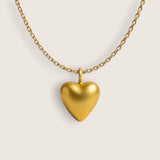 The Amour Muse – Puffed Heart Necklace