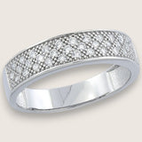 Micro Pave CZ Flat Ring