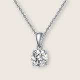 Birthstone CZ Solitaire Necklace