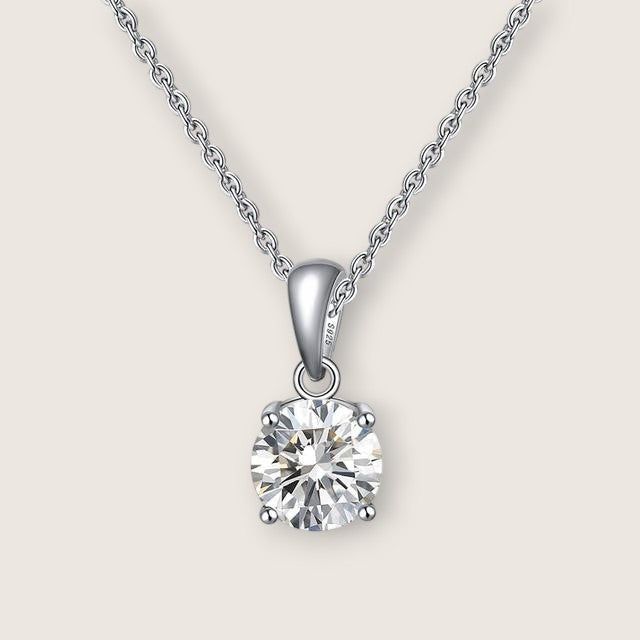 Birthstone CZ Solitaire Necklace